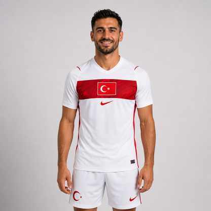 Turkey World Cup 2026 White Football Shirt Men | Türkiye World Cup 2026 Jersey