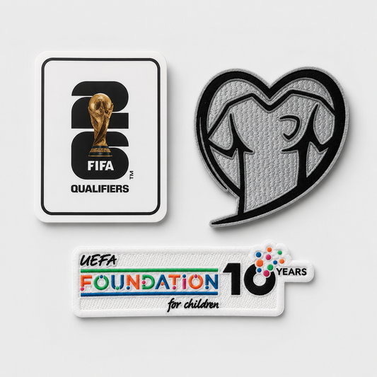 2026 WORLD CUP QUALIFIERS PATCH BADGE SET UEFA