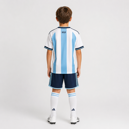 Argentina Home Jersey & Shorts 2025/2026 for Kids