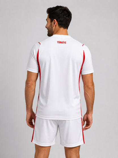 Turkey World Cup 2026 White Football Shirt Men | Türkiye World Cup 2026 Jersey