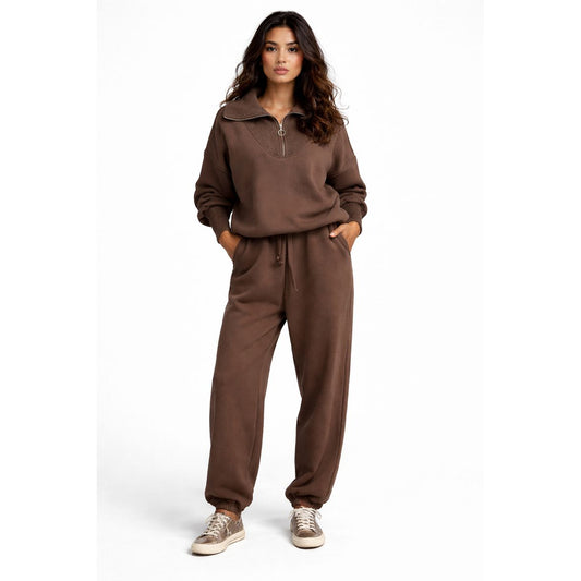 Dames Lounge Set Bruin