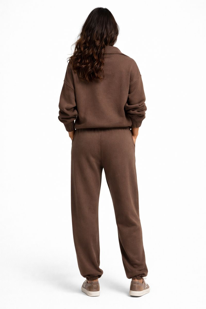 Dames Lounge Set Bruin
