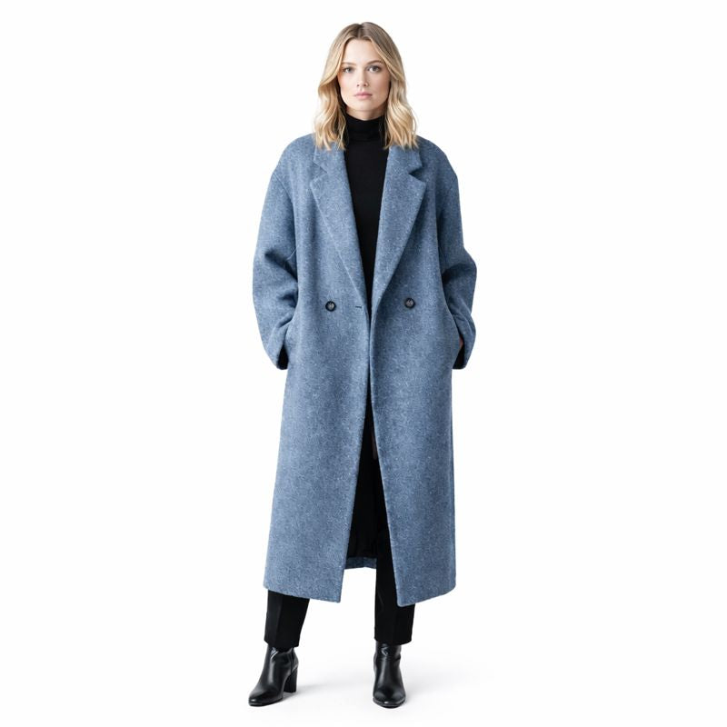 Dames  Manteljas Blauwgrijs