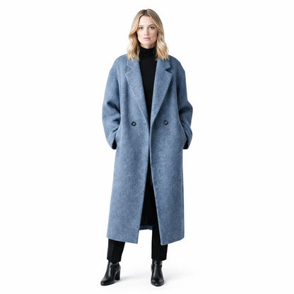 Dames  Manteljas Blauwgrijs