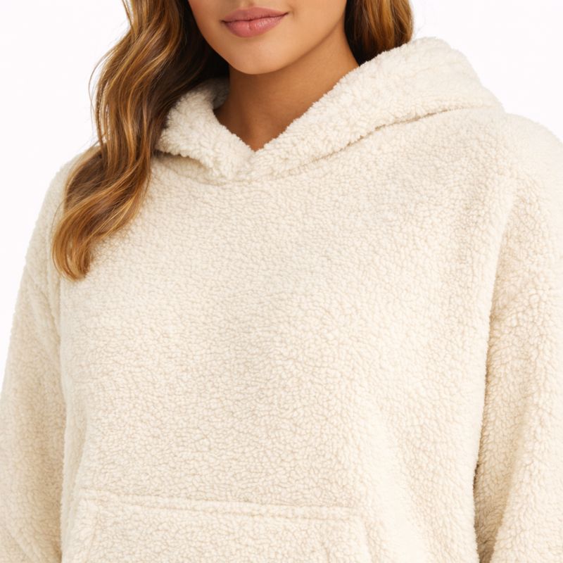 Dames Teddy Huispak Beige
