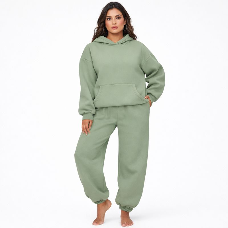 Dames Jogging Set Sage Green