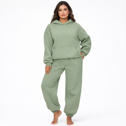 Dames Jogging Set Sage Green