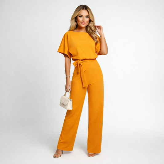 Dames Jumpsuit met Tailleband 