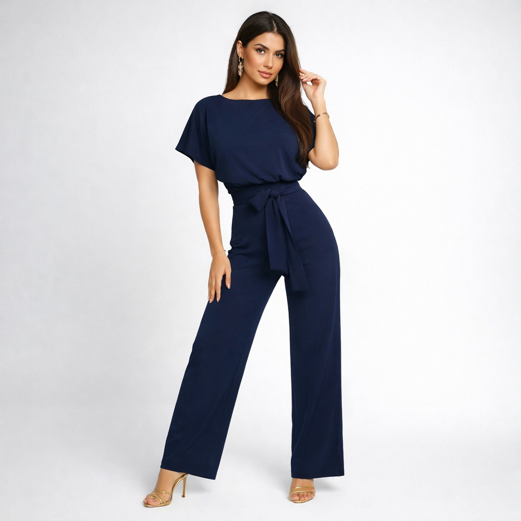 Dames Jumpsuit met Tailleband 