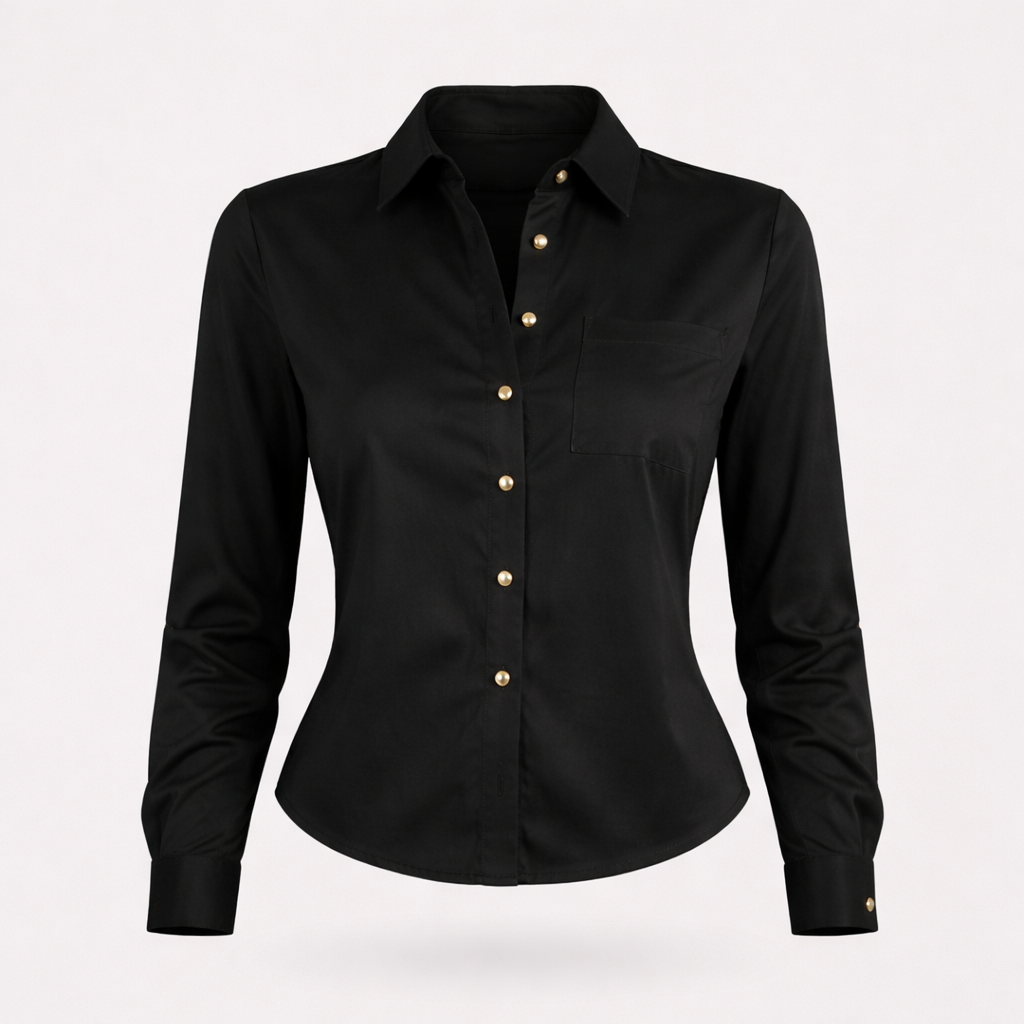 Tijdloze Blouse met Lange Mouwen