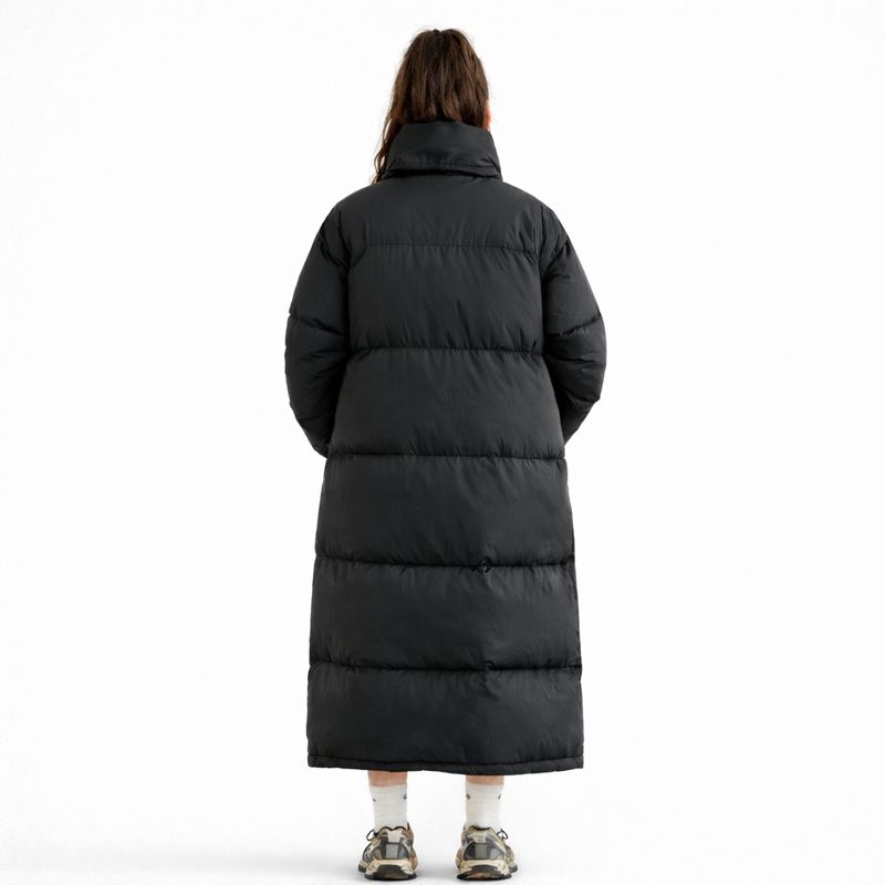 Lange Winterjas voor Dames Zwart