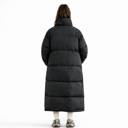 Lange Winterjas voor Dames Zwart