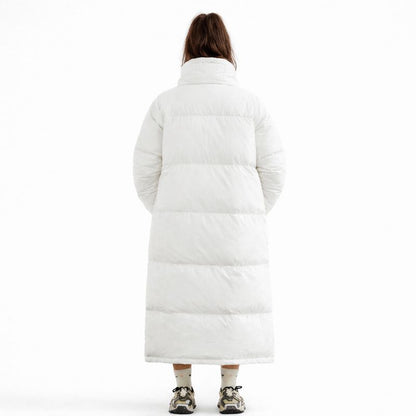 Lange Winterjas voor Dames Wit