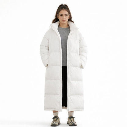 Lange Winterjas voor Dames Wit